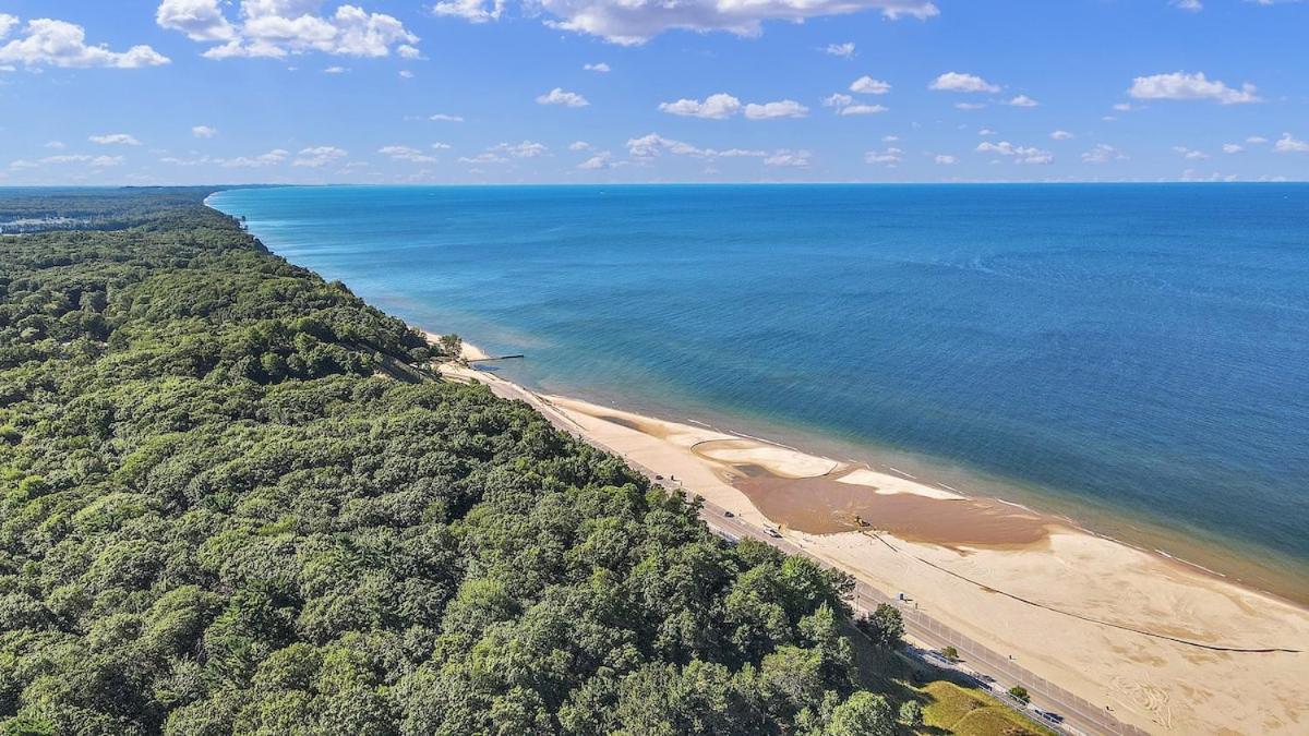 Coastal Comfort Meets Beachside Bliss Muskegon Dış mekan fotoğraf